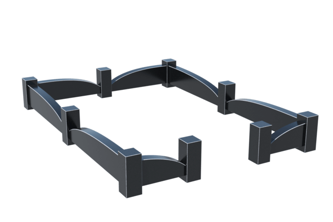 Цоколи на могилу в Вологде | Цоколь на могилу №0038
