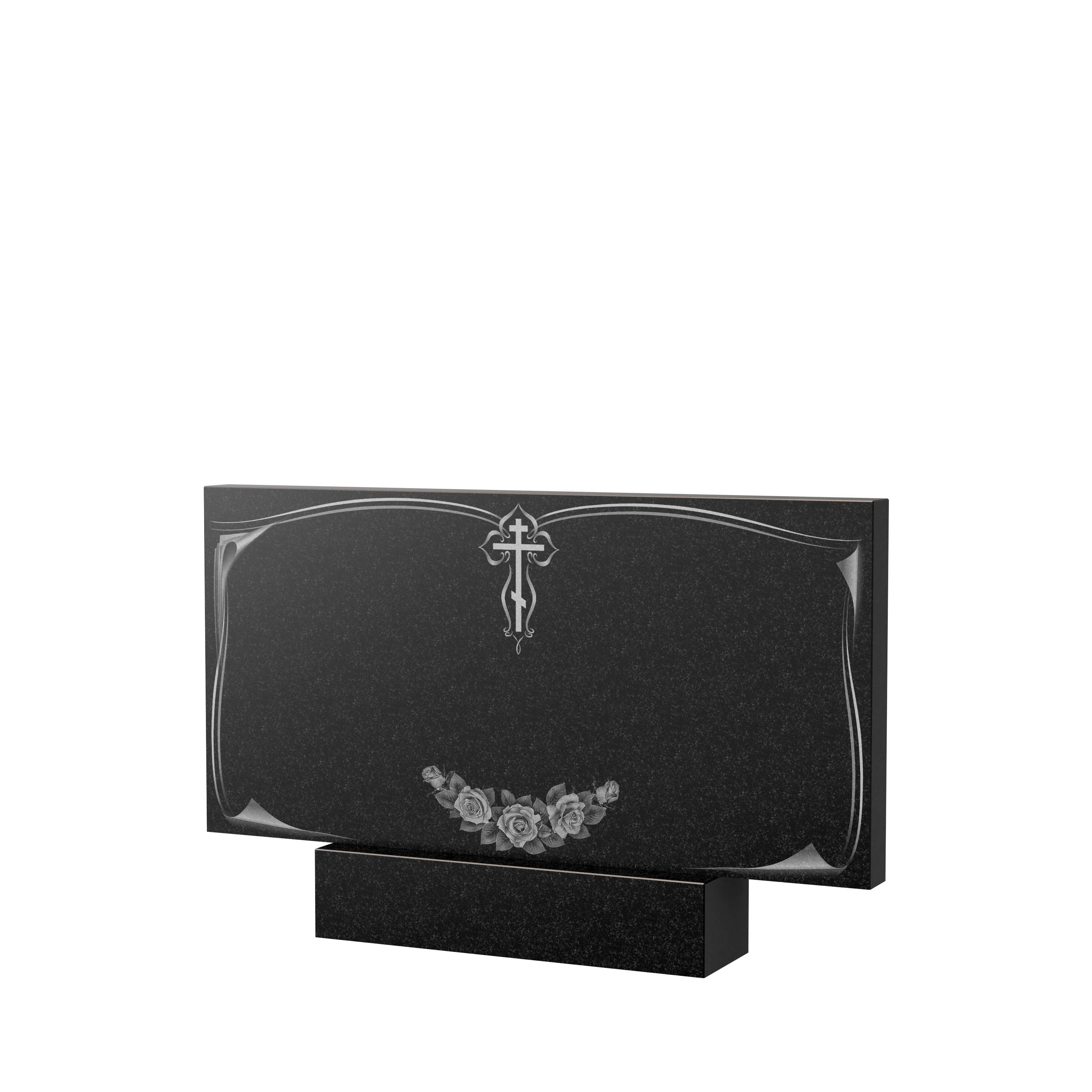 Художественное оформление памятника в Вологде | Художественное оформление на гранитную стелу, рисунок ГХО-001