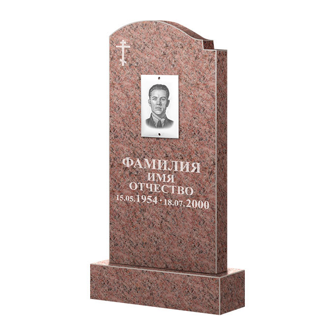 Гранитные памятники в Вологде | Памятник из гранита Розалия Pink ФГЦ-25