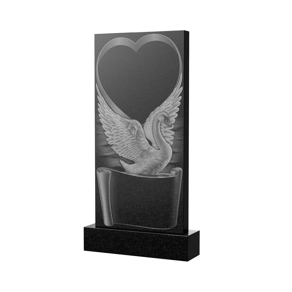 Художественное оформление памятника в Вологде | Художественное оформление на гранитную стелу, рисунок ВХО-034