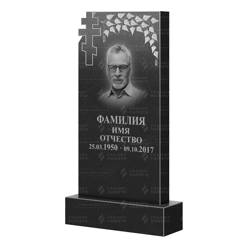 Памятники из гранита с деревом в Вологде | Гранитный памятник ФГ-202