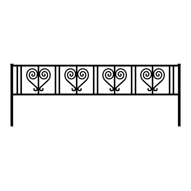Кованые изделия в Вологде | Кованая оградка ОГ.005
