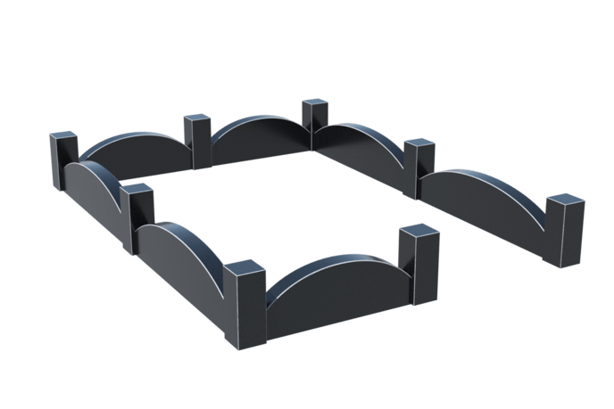 Цоколи на могилу в Вологде | Цоколь на могилу №0001