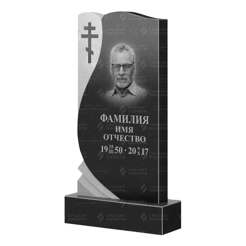 Памятники из гранита вертикальные в Вологде | Гранитный памятник ФГ-169