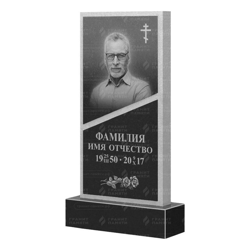 Памятники из гранита вертикальные в Вологде | Гранитный памятник ФГ-164