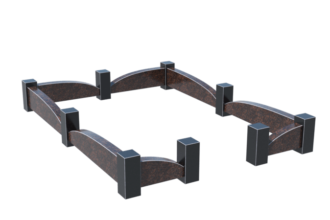 Цоколи на могилу в Вологде | Цоколь на могилу №0042