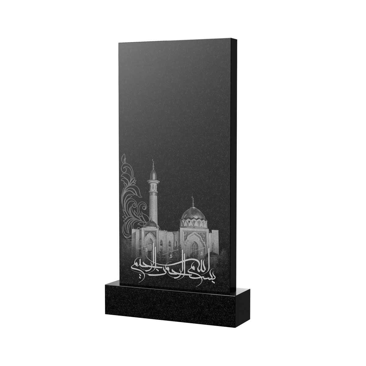 Художественное оформление памятника в Вологде | Художественное оформление на гранитную стелу, рисунок ВХО-046