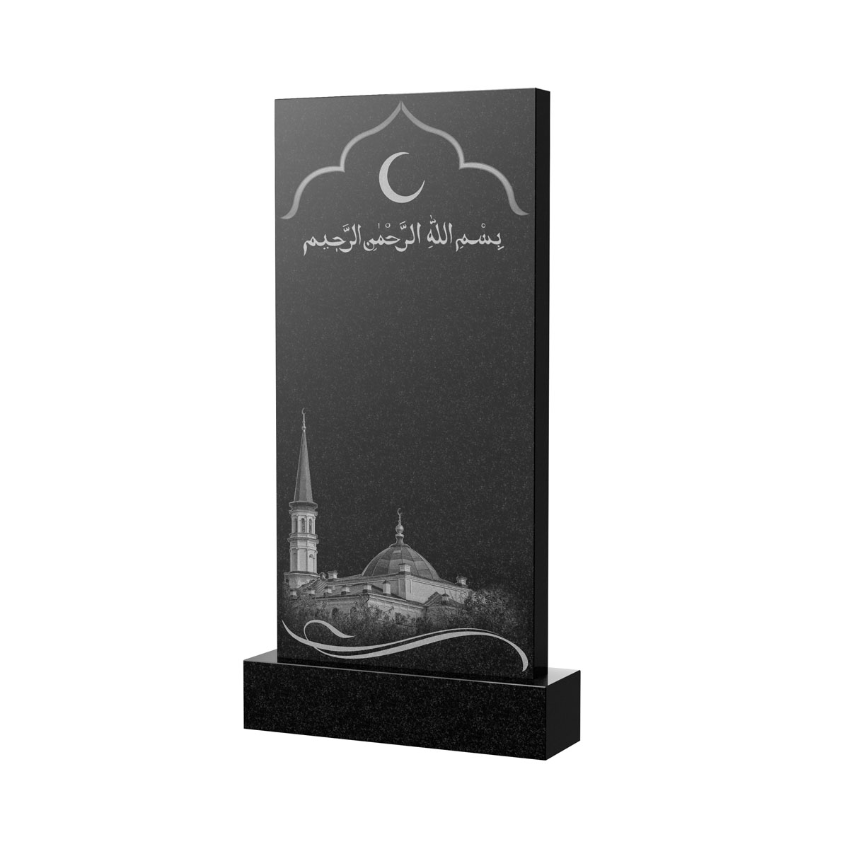 Художественное оформление памятника в Вологде | Художественное оформление на гранитную стелу, рисунок ВХО-037