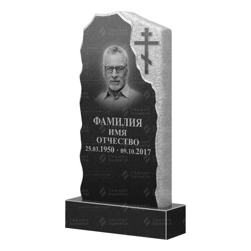 Памятники из гранита с обколом, скалы в Вологде | Гранитный памятник ФГ-231