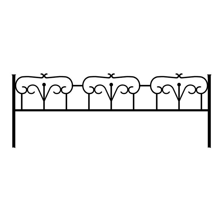 Металлические оградки, столы, скамейки в Вологде | Оградка №2