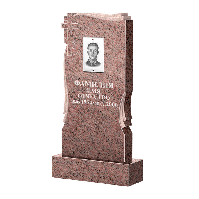 Гранитные памятники в Вологде | Памятник из гранита Розалия Pink ФГЦ-185