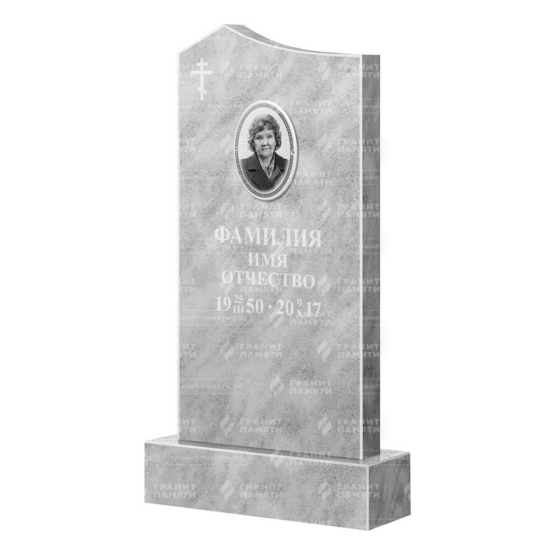 Бюджетные памятники в Вологде | Мраморный памятник ФМ-008