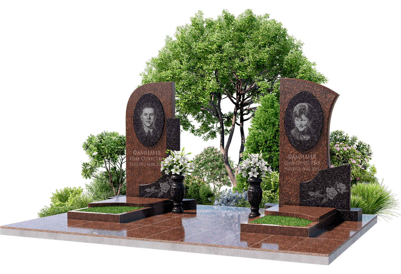 Уход и озеленение мест захоронений в Вологде