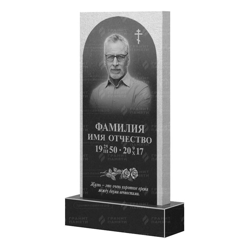 Памятники из гранита вертикальные в Вологде | Гранитный памятник ФГ-165