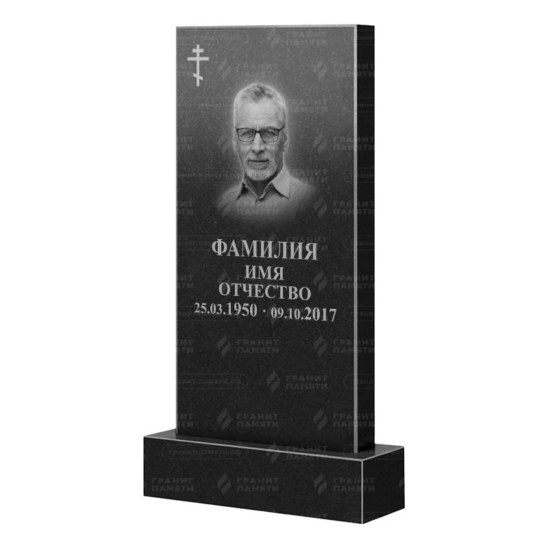 Памятники из гранита классические в Вологде | Гранитный памятник Прямой