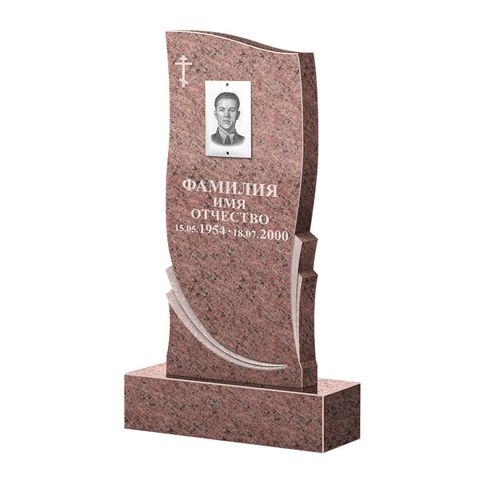 Гранитные памятники в Вологде | Памятник из гранита Розалия Pink ФГЦ-044