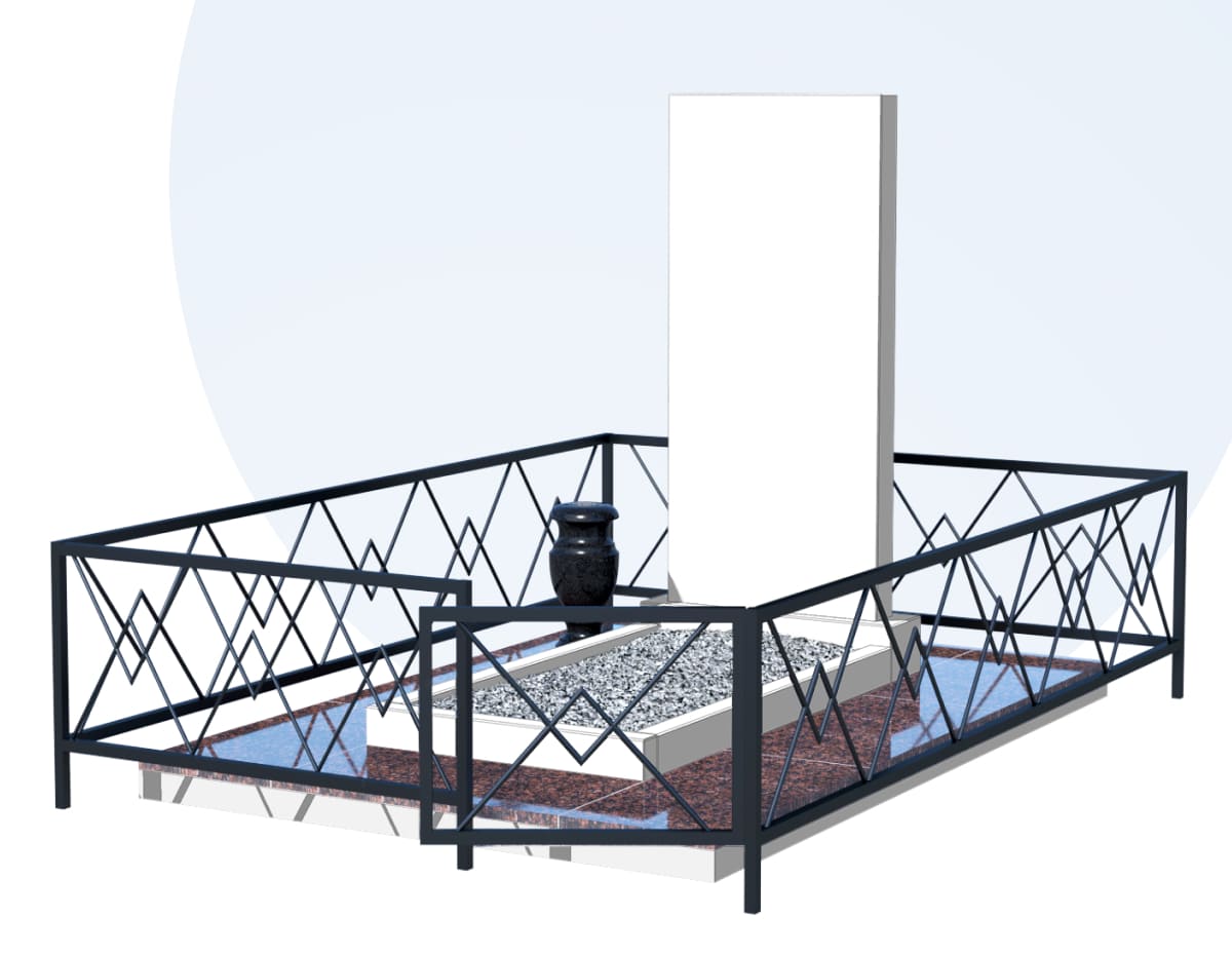 Благоустройство захоронения в Вологде