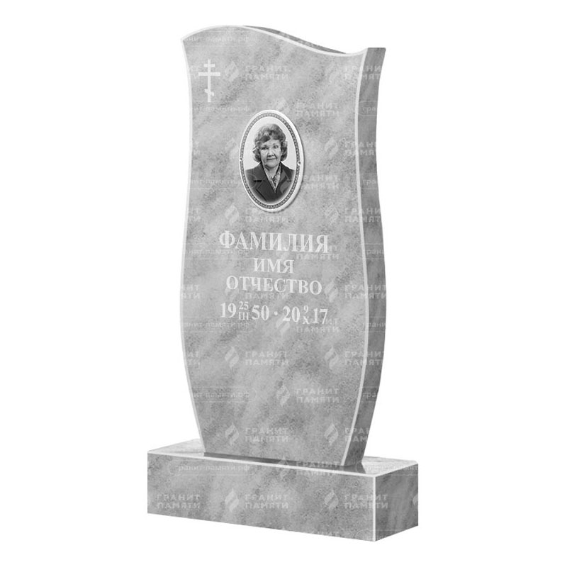 Бюджетные памятники в Вологде | Мраморный памятник ФМ-033