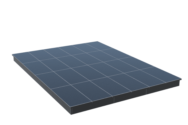 Площадки на могилу в Вологде | Площадка с вертикальной (10 см) облицовкой гранитом Габбро