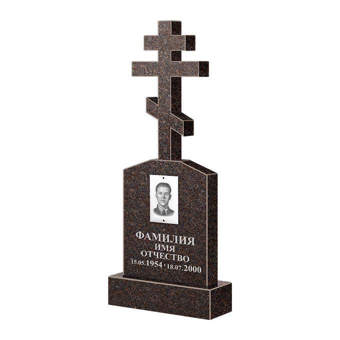 Гранитные памятники в Вологде | Памятник из гранита Карел Brown ФГЦ-099