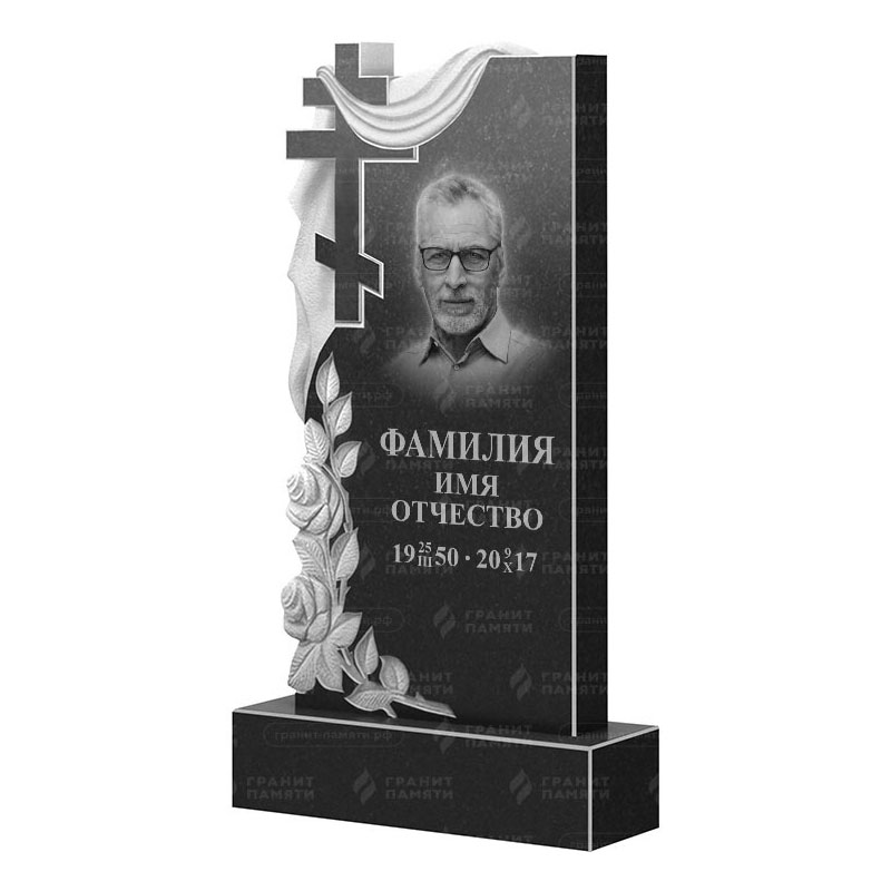 Памятники из гранита вертикальные в Вологде | Гранитный памятник ФГ-189