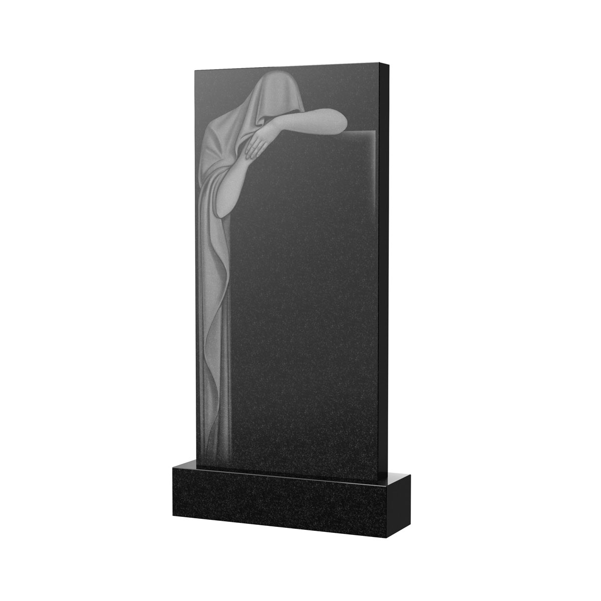 Художественное оформление памятника в Вологде | Художественное оформление на гранитную стелу, рисунок ВХО-036