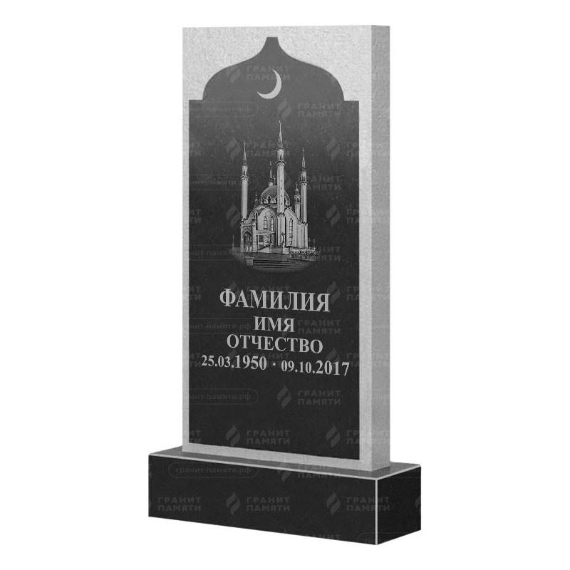 Мусульманские памятники на могилу в Вологде | Гранитный памятник ФГ-167