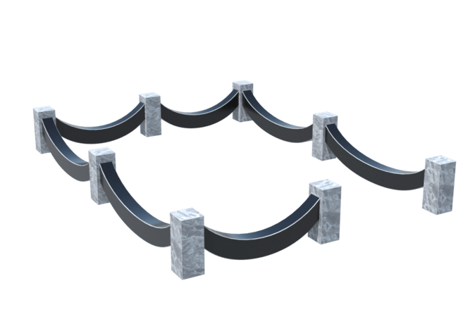 Цоколи на могилу в Вологде | Цоколь на могилу №0023