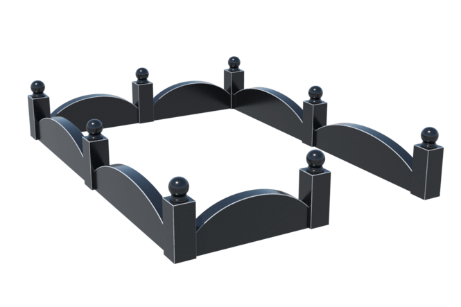 Цоколи на могилу в Вологде | Цоколь на могилу №0002