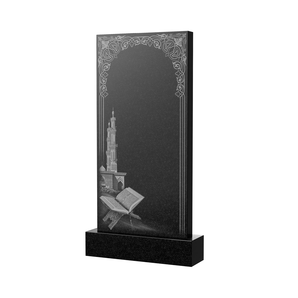 Художественное оформление памятника в Вологде | Художественное оформление на гранитную стелу, рисунок ВХО-039