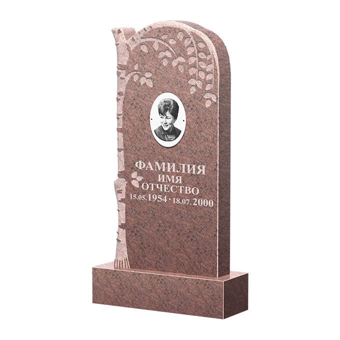 Гранитные памятники в Вологде | Памятник из гранита Розалия Pink ФГЦ-091