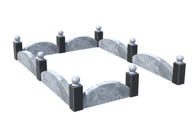 Цоколи на могилу в Вологде | Цоколь на могилу №0003