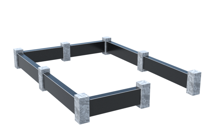 Цоколи на могилу в Вологде | Цоколь на могилу №0032