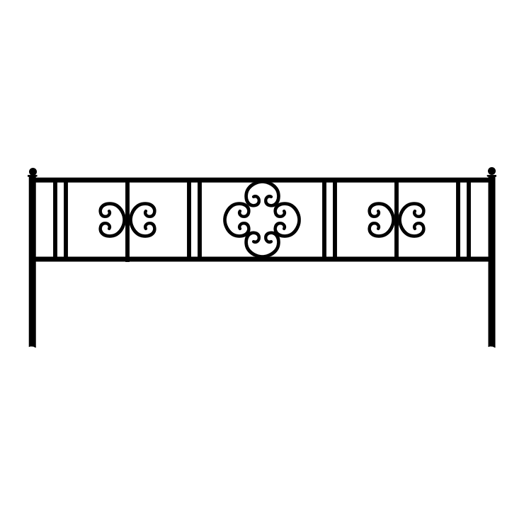 Кованые изделия в Вологде | Кованая оградка ОГ.006