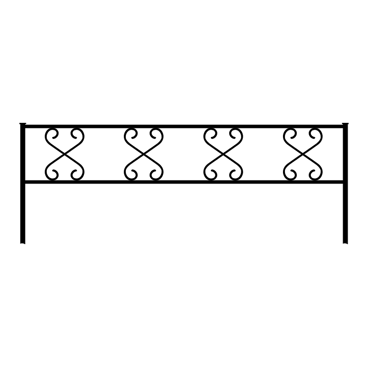 Металлические оградки, столы, скамейки в Вологде | Оградка №1