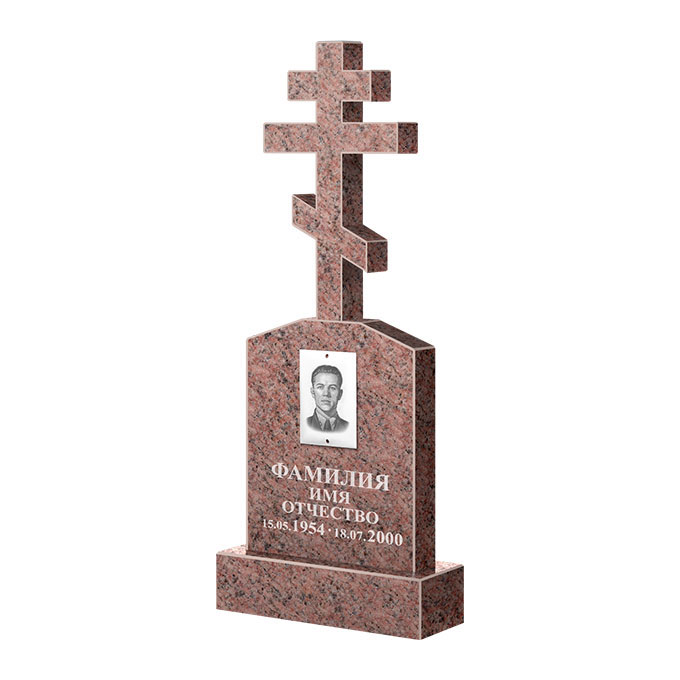 Гранитные памятники в Вологде | Памятник из гранита Розалия Pink ФГЦ-099