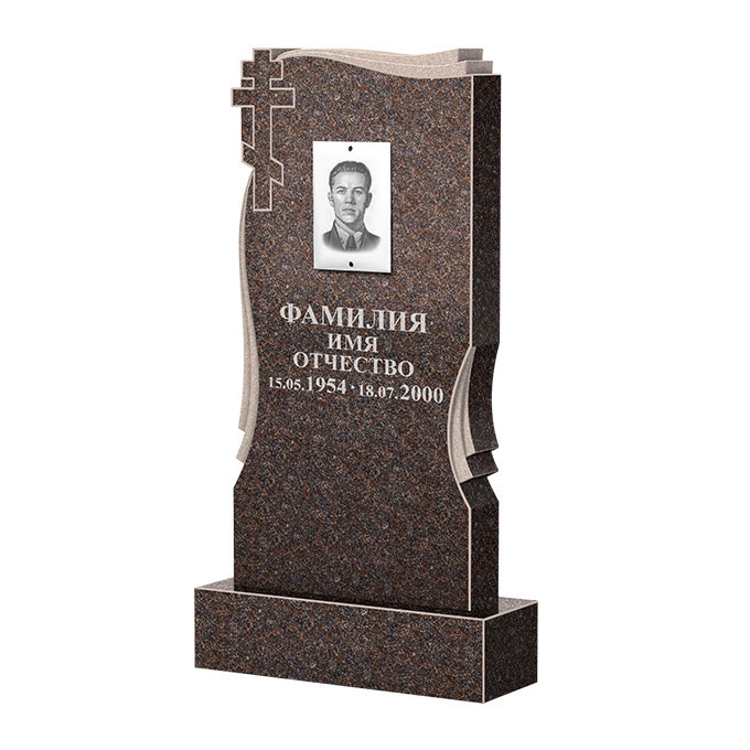 Гранитные памятники в Вологде | Памятник из гранита Карел Brown ФГЦ-185