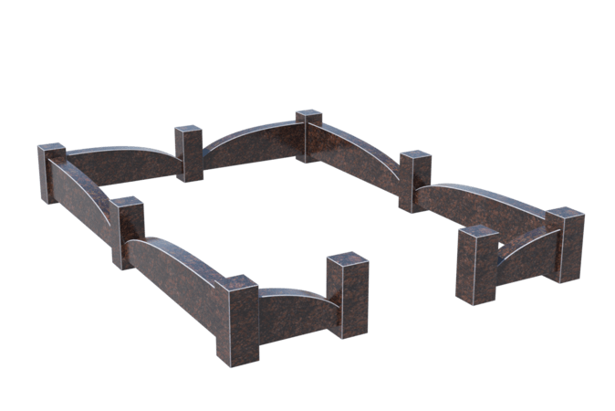 Цоколи на могилу в Вологде | Цоколь на могилу №0043